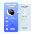 Miniatyrbild 5 av 5: 2025 Ny modell Elektrisk Nippelkorrigerare för Platta eller Inåtvända Nipplar, Portabel Nippelpump, Inåtvänd Nippeldragare, Uppladdningsbar Nippel