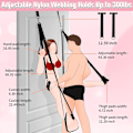 Miniatyrbild 3 av 5: 2025 Ny stil Dörr Swing Bondage Kit - Gungor med Justerbara Nylonremmar, Sling Möbelstol, Klarar Upp Till 136 kg