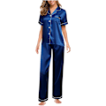 Miniatyrbild 3 av 5: 2025 Senaste Modell Underkläder Sexig Lång Pyjamas Set Pyjamas Lång Dam Pyjamas Satin Dam 5XL Plus Size Underkläder för Dam