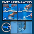 Miniatyrbild 5 av 5: Högkvalitativt, helt nytt Venturi Pool Aerator Set, ABS-injektion, Passar de flesta 1-1/2\" returmunstycken (för Hayward-typ returer)
