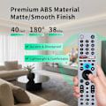 Miniatyrbild 5 av 5: 2025 Senaste Modell RMF-TX600U Röstfjärrkontroll Ersättning för Alla Sony Smart TV XBR/KD/XR Serier X750H X75CH A9S Etc Fjärrkontroll VIT