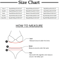 Miniatyrbild 4 av 4: 2025 Senaste Modell 3X Underkläder Plus Size Sexig Push up Dam Mode Fluga Metallspänne Underkläder 3-pack
