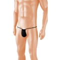 Miniatyrbild 2 av 5: 2025 Senaste Modell Herr Badkläder Underkläder Heta Män Jockstrap Mesh Låg Midja Bekväma Stringkalsonger (Storlek 26\"-38\") Svart-mesh One Size