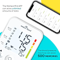 Miniatyrbild 4 av 5: 2025 Senaste Modell Blodtrycksmätare: Bluetooth Smart Stor Manschett BP-mätare | Digital Sphygmomanometer | iOS & Android APP | EBP0