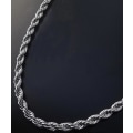 Miniatyrbild 2 av 3: 8mm Cordell Länk halsband i stål som håller färgen livet ut 8mm tjock, 60cm lång