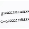 Miniatyrbild 2 av 3: Slipad Pansarlänk halsband i Stål som håller färgen livet ut! 3.5mm tjock, 45cm lång