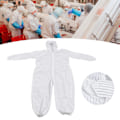 Miniatyrbild 1 av 8: Skyddande Overalls Polyester Statisk Resistent Dammsäker Partikelsäker Arbetskläder för SMT Verkstad 3XL