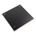 Miniatyrbillede 5 af 8: Træcomputerbord Studiearbejdsplads Laptopbord Opbevaring med Tastaturhylde Sort