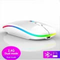 Pikkukuva 3 / 6: Langaton PC-hiiri Bluetooth ja langaton yhteys tietokoneelle, kannettavalle tietokoneelle ja MAC:lle, latautuva LED