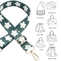Miniatyrbillede 3 af 5: Bred Taske Rem Skulderrem Justerbar Udskiftning Crossbody Canvas Taske Håndtaske Punge