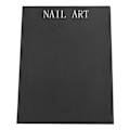 Miniatyrbild 2 av 3: Nagelkonstdisplaybräda Magnetisk Gellackkort Falska Nagelspetsar Stativhållare Manikyrverktyg Svart