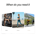 Miniatyrbild 5 av 5: Herrar och damer cross-body bodypack Fashion en-axlad bodypack Stor kapacitet kroppsnära cykel- och löpsportsväska