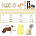Miniatyrbilde 5 av 6: Operasjonsdrakt for katt, kirurgisk onesie for kjæledyr etter operasjon, alternativ til E-krage for hund (gul)