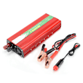 Miniatyrbillede 2 af 2: 1500W Bilstrømsomformer Konverter Oplader Modificeret Sinus Bølge 12V Til 220V