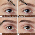 Miniatyrbilde 4 av 5: Øyenbrynspenn Øyemakeup, Øyenbrynsblyant med en mikrogaffelspissapplikator skaper naturlige øyenbryn uten anstrengelse