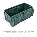 Miniatyrbilde 6 av 8: 60CM Rektangulær Plantepose med Foldbar Stang, Vevd Stoff Plantevekstpose for Hage, Balkong, Jordbruk