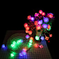 Miniatyrbillede 1 af 2: LED Rose Blomst LED Lysstreng Julebryllup Fest Have Dekoration (Blandet Farve 2.5m)