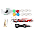 Miniatyrbild 2 av 2: CY-822A DIY Arcade-spelknappar Combat Joystick Rocker Kit Controller för Raspberry PI PC