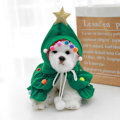 Miniatyrbillede 3 af 6: Fødselsdagsklæder til kæledyr Juletræ Kæledyr Kappe Sjal Hund Transfiguration