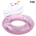 Miniatyrbillede 2 af 5: Oppustelig Glitter Svan Bade Ring Sjov Tvilling Svaner Pool Float, Børne Pool Float i Sommer