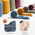 Miniatyrbillede 7 af 8: 4-pak Baby Strømper – Tykke Leggings til Piger – Sømløse Strikkede Bomuldsstrømper – Spædbarnsstrømper