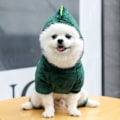 Pikkukuva 6 / 7: Koirille tarkoitetut pyjamaset pienille koirille, poika ja tyttö, turtleneck-neuletakki Chihuahua-pyjamaset, paksu ja lämmin vaatetus