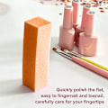 Miniatyrbillede 5 af 7: 20 stk. Neglebufferblokke til Akryl og Naturlige Negle, 4-sidede Slibebuffer til Gel Negle Fingernegl Glans Polering Filer Sæt
