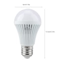 Miniatyrbilde 4 av 4: E27 Ren Hvit Lys Menneskekropp Induksjonssensor LED Lyspære Lampe AC220V (9W)