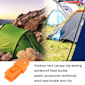 Miniatyrbild 6 av 8: 10 st Tarpklämmor med Karabinkrok - Tunga Låsgrepp Tumskruv Camp Tältklämma för Markiser Utomhus Camping Husvagn Taköverdrag Bilöverdrag