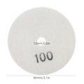 Miniatyrbillede 4 af 8: 10 stk. 3 tommer slibeskiver puder polering diamant marmor beton sten 100 mesh