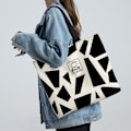 Miniatyrbilde 4 av 5: Tote Bag for Kvinner, Gjenbrukbare Handleposer, til Julegaver, Shopping & Strand