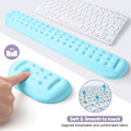 Miniatyrbillede 5 af 6: Håndledsstøtte i memory foam Blød gel ergonomisk musmåtte håndledsstøtte tastatur mus håndledsstøttesæt