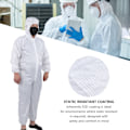 Miniatyrbild 7 av 8: Skyddande Overalls Polyester Statisk Resistent Dammsäker Partikelsäker Arbetskläder för SMT Verkstad 3XL
