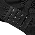 Miniatyrbillede 1 af 2: Sexy Graviditets-BH uden bøjle, Push Up, Åben Front, Spænde Bralette (Sort M)