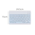 Miniatyrbilde 2 av 5: Ultra-tynn Bluetooth-tastatur Bærbar Mini Trådløst Tastatur Oppladbar for iOS Android Windows - 10 tommer