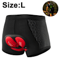Miniatyrbild 1 av 8: 1 st Cykelunderkläder för Män Vadderade Gel Cykelbyxor Med Vaddering Bike Liner Shorts Undershorts Halksäkra