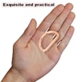 Miniatyrbilde 4 av 5: 10 stk D-ringer, Webbing Spenne Ring for DIY Sy-poser Belter Hundekrage Tilbehør