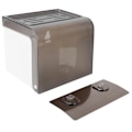 Miniatyrbillede 2 af 2: Vandtæt Transparent Toiletpapir Opbevaringsboks Vævs Holder Dispenser Væghængt