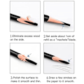 Miniatyrbillede 6 af 6: 12 stk. Sorte Øjenbryn Eyeliner Blyanter Makeup Pen, Vandfast Øjenbryn Blyant, Langvarig Farve Øjenbryn Gel Pen, Øjenbryn Farveblyanter