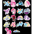 Pikkukuva 3 / 5: 50 kpl My Little Pony -tarroja