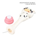 Miniatyrbild 7 av 8: Bubbelblåsare Svans Pojkar Flickor Småbarn Elektronisk Bubbelblåsande Leksak med Bubbelvätska Cow Electronic