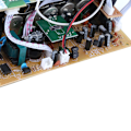 Miniatyrbild 5 av 8: Digital Stereo Förstärkarkort Inbyggd för Bluetooth 12V/24V för Högtalare EU-kontakt 220V