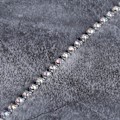 Miniatyrbild 1 av 2: 1 Rulle Kristallkedja för DIY-Halsband Bröllopsdekoration Tillbehör (SS12 Silver)