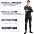 Miniatyrbillede 2 af 5: Våddragt, Dykning Snorkling Surfing Spearfishing Rash Guard - Fuld Krops UV Beskyttelse - til Mænd Kvinder Ungdom Tynd Våddragt Vandmænd Hud