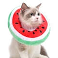 Miniatyrbild 2 av 6: Justerbar kattkon krage mjuk, söt katt återhämtnings krage, katt kottar efter operation för kattungar (vattenmelon)