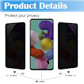 Pikkukuva 4 / 5: 2-Pack Privacy Näytönsuoja Samsung A52S - Karkaistu Lasi 9H - Super Laatu 3D