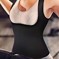 Pikkukuva 4 / 8: Hikoiluliivi Naisille Vatsan Kiristykseen, Sauna Liivi Naisille Laihduttava Kompressio Vatsa Fitness Hikoiluliivi