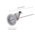 Miniatyrbild 1 av 2: Rostfritt Stål Stektermometer Hög Precision Sondtyp Termometer För Matlagning