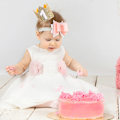 Miniatyrbillede 5 af 5: Glitterkrone til 1 års fødselsdag, 1 års fødselsdagshue