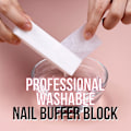 Miniatyrbilde 4 av 7: 4 stk Neglebufferblokk Manikyr Naturlig Poleringsblokk Varig Neglebuffer for Pedikyr Negleblokk